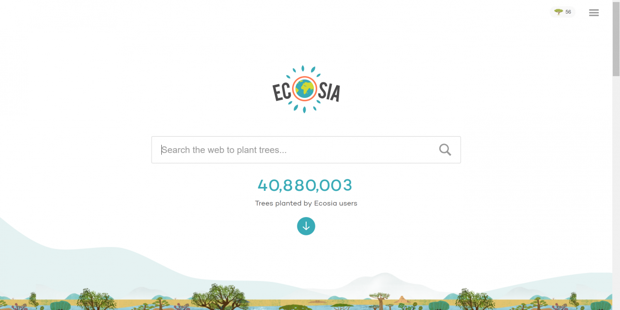 Ecosia: Planting trees one click at a time