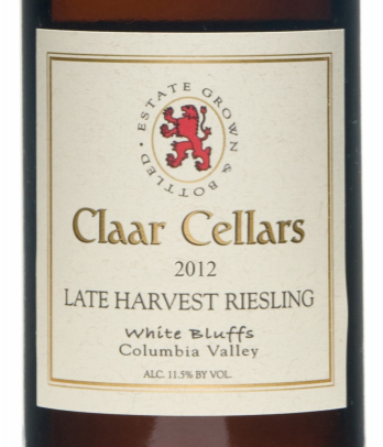 Claar Cellars wine label