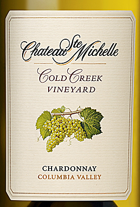 Chateau Ste Michelle wine label