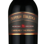 Pepper bridge wine label